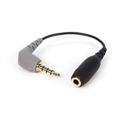 Rode SC4 3.5mm TRS to TRRS Microphone Cable Adaptor, 3 Inches image 1