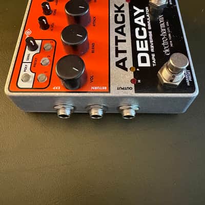 Electro-Harmonix Attack Decay Reverse Tape Simulator 2019 - Present - Orange / Black image 5