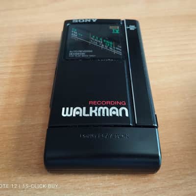 Sony WM F404 1988 - Sony recorder radio Cassette Walkman WM F404 black Cassette player working image 4