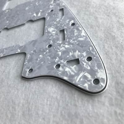 For US Jazzmaster Guitar Pickguard , 4 Ply White Pearl image 7