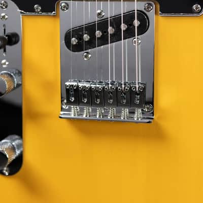 Squier Affinity Series Left-Hand Telecaster Electric Guitar - Butterscotch Blonde image 12