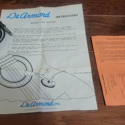 Vintage Dearmond "Bug" pickups model 800/700 1940-60s - owned by Bill Thacker image 19