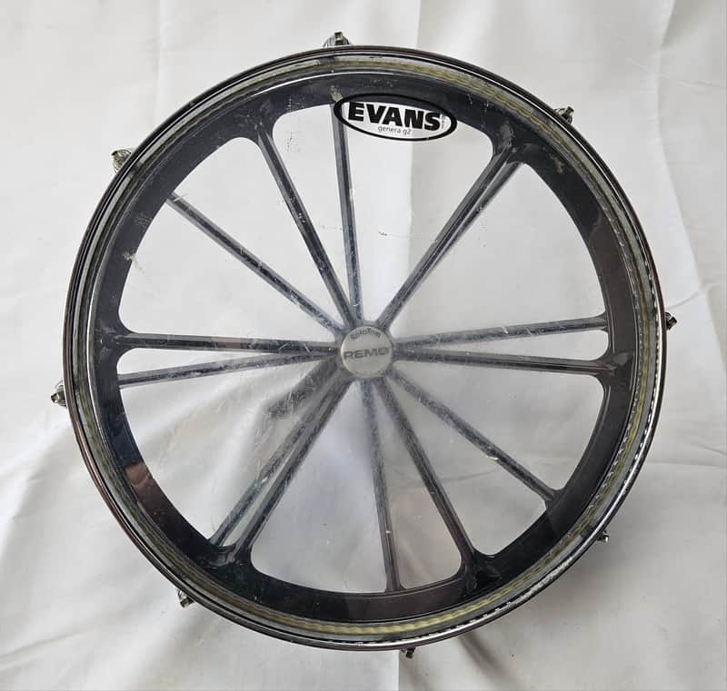 Remo Roto-Tom 14" 1980s - Black image 1
