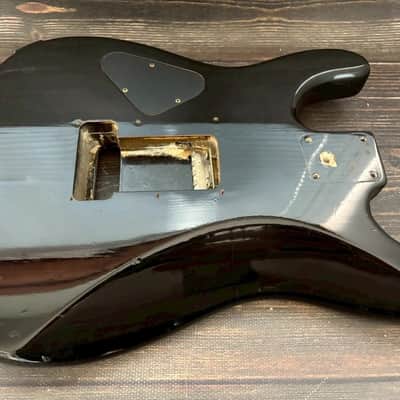 80s FERNANDES FST-115 HH Stratocaster Type Alder Body Black Made in Japan image 10
