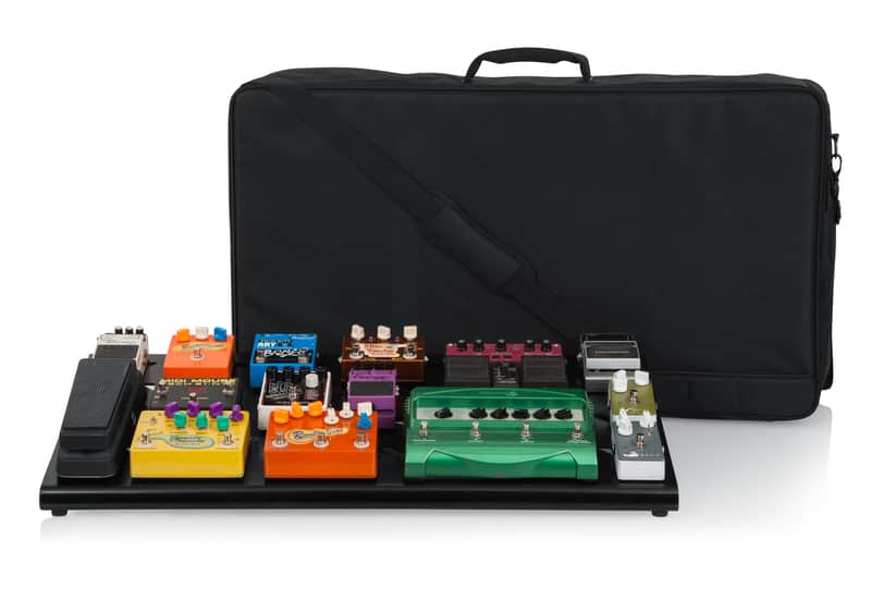 Gator Frameworks Black Aluminum Pedal Board. XL with Carry Bag image 1