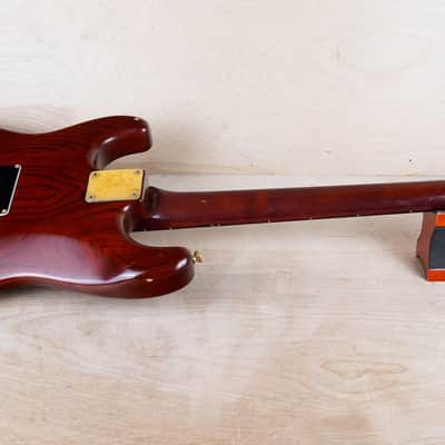 Fender Order Made ST-62 Stratocaster Reissue MIJ 1993 Satin Transparent Walnut Fujigen w/ Bag image 12