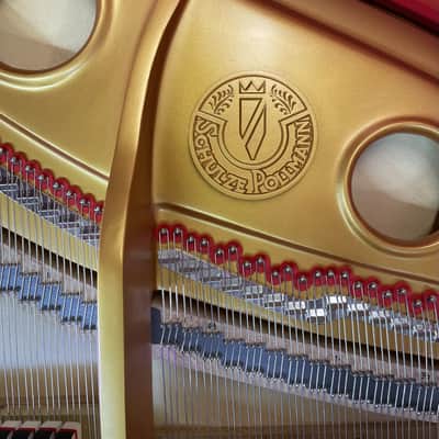 SCHULZE POLLMANN PIANOFORTE A MEZZA CODA S160 ROSSO image 8