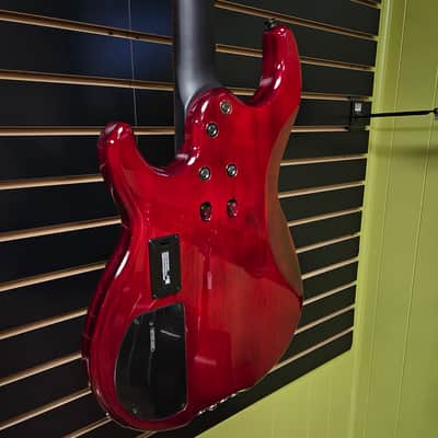 Yamaha BB734A-FRD 4-String with Active Electronics - Fired Red image 9