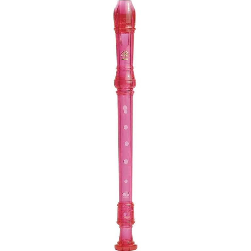 Yamaha Recorder - Baroque - Pink image 1
