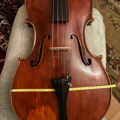 Josef Bohumil Herclick Viola 43,4 1926 - legno con vernice ad alcool image 10
