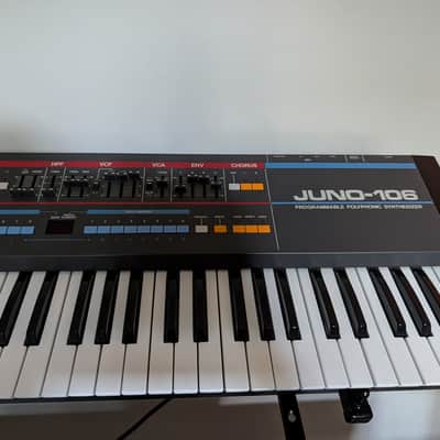 1984 Roland Juno-106 Programmable Polyphonic Synthesizer Japan image 12