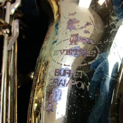 Evette Buffet Crampon Alto Saxophone Lacquered Brass with case, cosmetic wear to the finish image 5