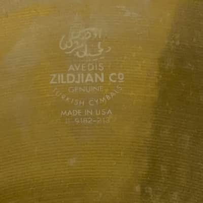 Zildjian 14" A Custom Mastersound Hi-Hat Cymbals (Pair) 1999 - Present - Brilliant image 5