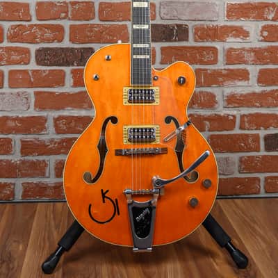Gretsch G6120RHH Reverend Horton Heat Signature 6120 Hollow Body with Bigsby Vintage Orange Stain 2026 w/OHSC (B-Stock) image 3