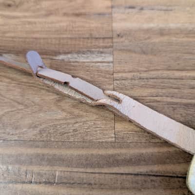 Bobby Lee Sottile Mfg Co Brown Leather Guitar Strap 1950s Great Condition! image 11
