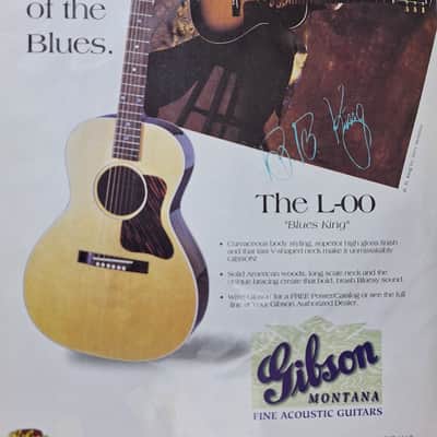 1993 Gibson / Montana L-00 Blues King *One Of First 25 Signed By BB King* image 4
