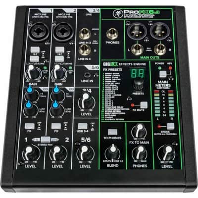 Mackie ProFX6v3 6-Channel Analogue Studio Mixer with USB image 2