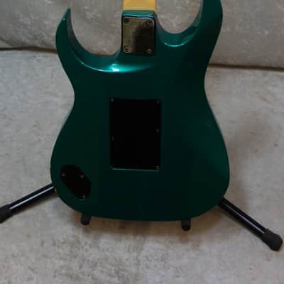 1991 MIJ Ibanez RG-550 electric guitar in teal finish image 12