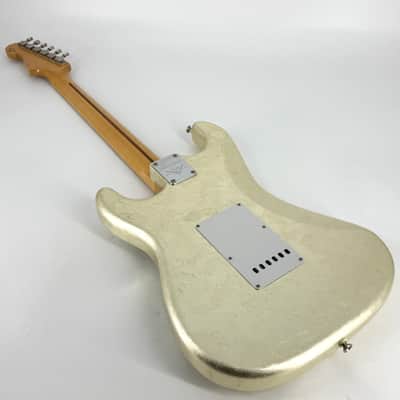 2005 Fender John Cruz Masterbuilt Salute Limited Edition Custom Shop Stratocaster - White Gold Leaf image 3