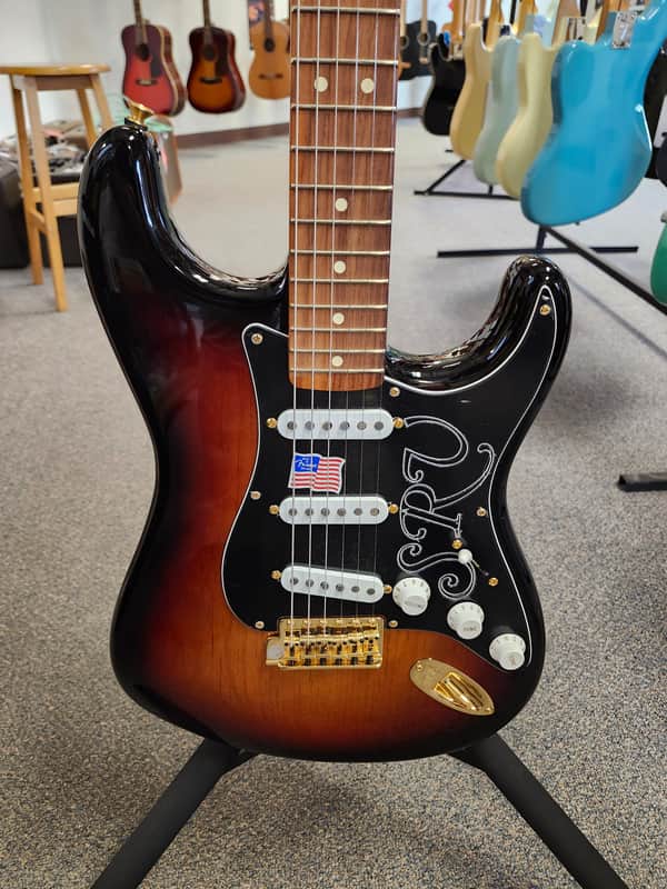 Mint Used 2023 Fender Stevie Ray Vaughan Stratocaster with Pau Ferro Fretboard - 3-Color Sunburst w/ Tweed Case image 1