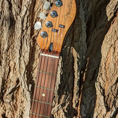 Fender Partscaster Telecaster Thinline Roasted Maple Neck Mahogany Semi-Hollow w/ Fralin Pickups image 4