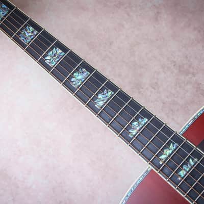 GIBSON USA Custom Shop SJ-200 5A Custom Select "Wildfire Burst + Ebony" (2025) image 11