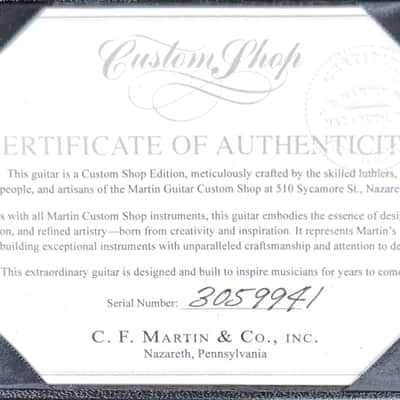 Martin Custom Shop D-28 Style - 1 11/16" #59941 (Empire Music Spec) image 12