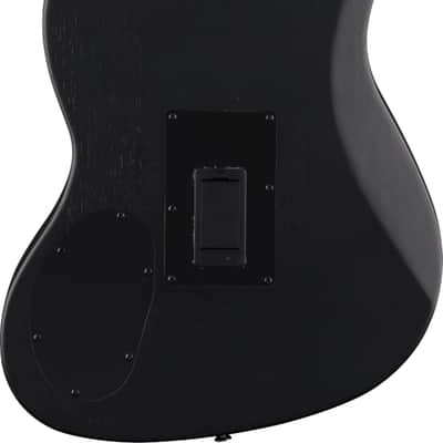Fender Acoustasonic Standard Jazzmaster Acoustic-Electric Guitar, Solid Spruce Top, Black image 3