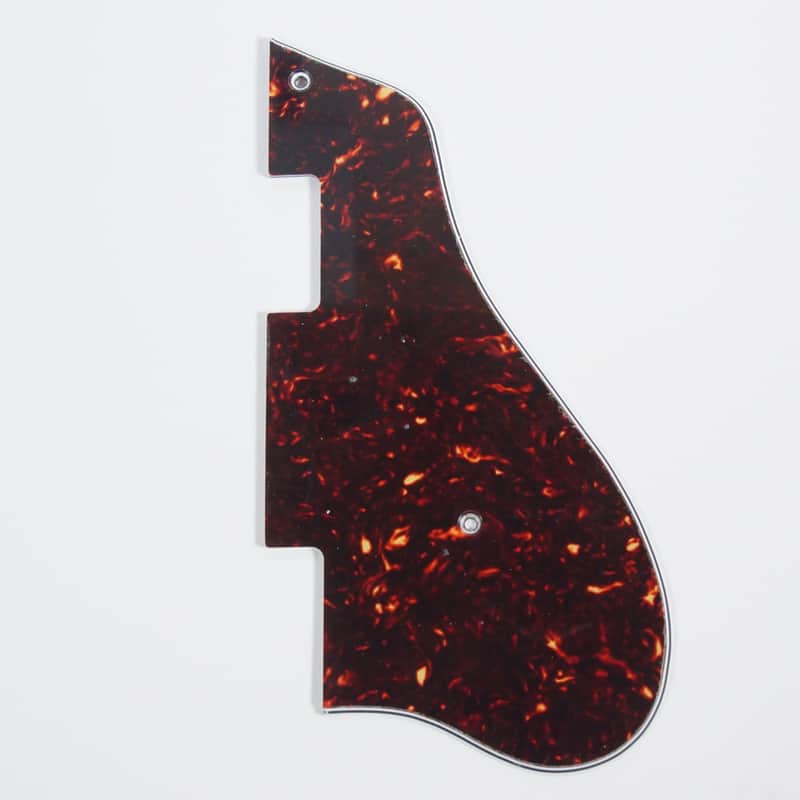Custom Replacement Casino Style Jazz Archtop Guitar Pickguard, 4ply Brown Tortoise image 1