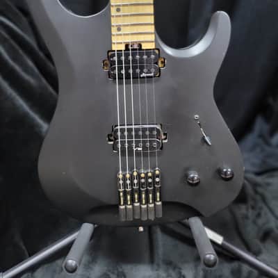 Harley Benton Dullahan-FT 24 Progressive Series - Natural Open Pore Black Satin image 1