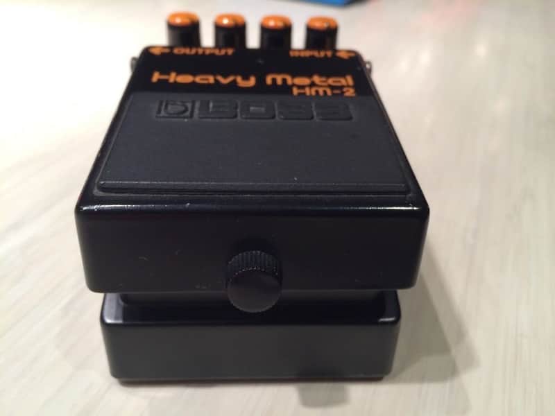 Boss HM-2 Heavy Metal Vintage 80's Black Label Made in Japan Pedal