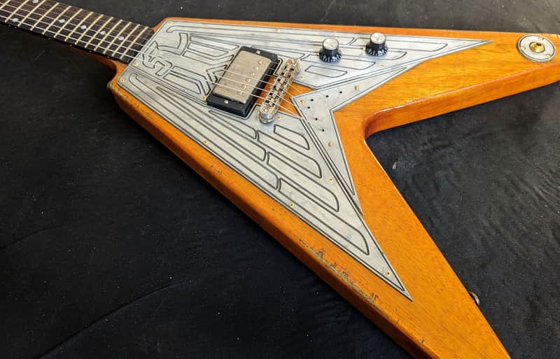 Sonicguitars V 59 Korina aged variation 2023 - ON ORDER image 1