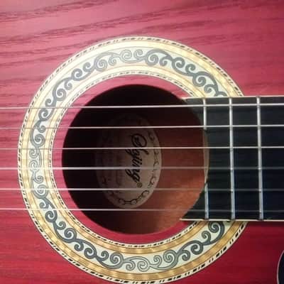 Sojing Electric/Acoustic Classical Guitar Cherry Matte Finish - New image 17