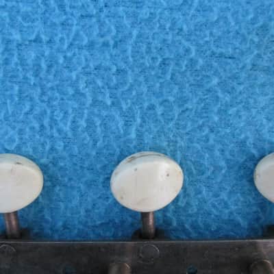 Vintage 1959 Kay Catalina K6868 TUNERS TUNING PEGS-BRASS Posts Pegs-3x3 Kay STYLE LEADER image 16