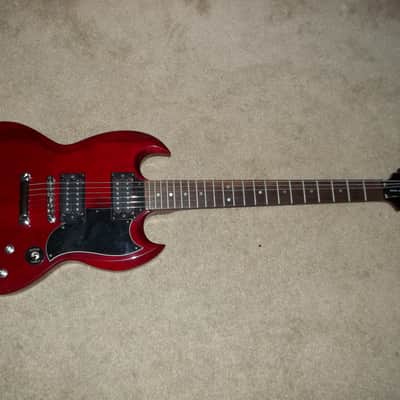 Epiphone G-400 SG Trans Cherry Setneck Project MIK image 1