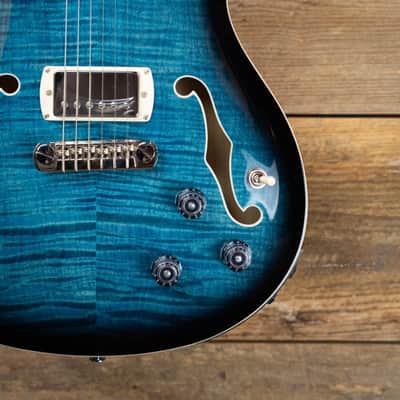 PRS SE Hollowbody II Piezo Electric Guitar - Peacock Blue image 3