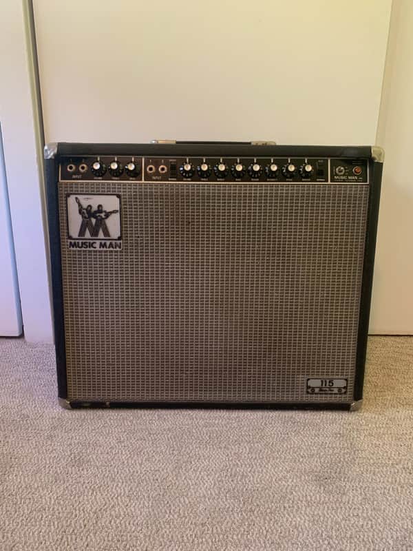 Music Man 115 Sixty-Five 2-Channel 65-Watt 1x15" Guitar Combo 1974 - 1979 - Black image 1