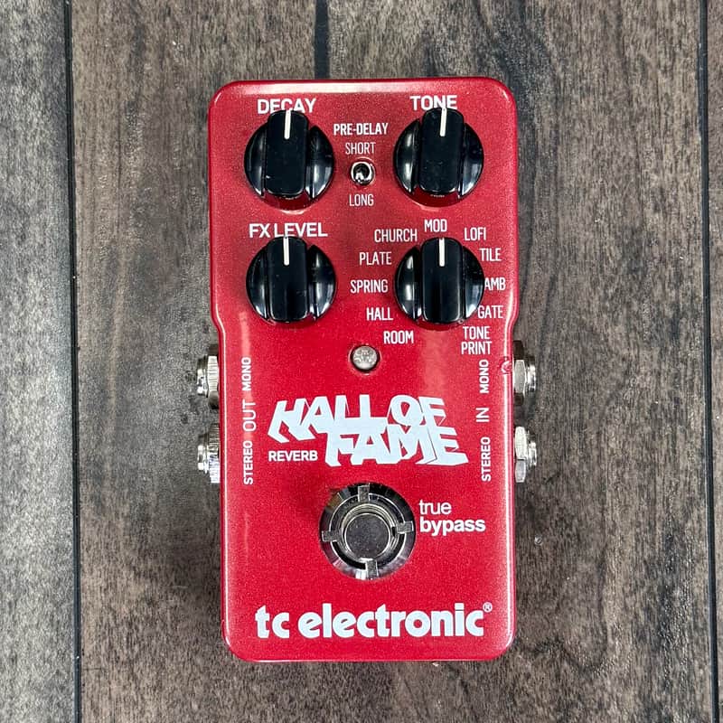 TC Electronic Hall of Fame Reverb 2011 - 2017 - Red Effects Pedal image 1