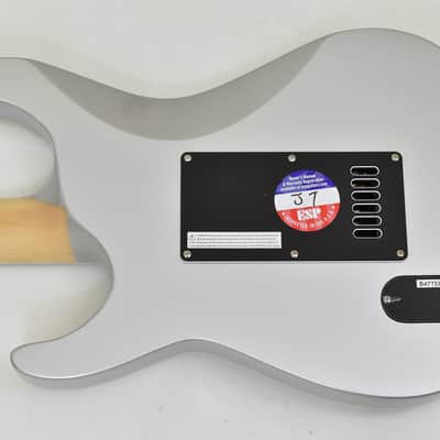 ESP LTD KS M-6 Evertune Ken Susi Metallic Silver Guitar 0273 image 6