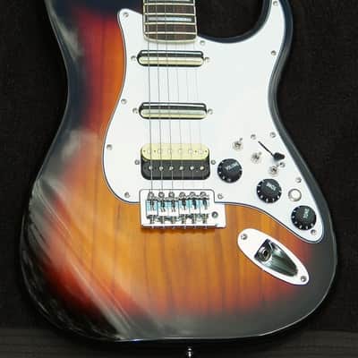 XX-Light 5.5lb. Sunburst Stratocaster with Custom 22 fret Bound Rosewood/Maple Neck+ Multi-Sound Switching With 3 Matching Humbucking Custom Pickups + 3 Coil Spit Toggles + Kill Switch + Leveled, Crowned and Polished Frets with Full Setup! image 3