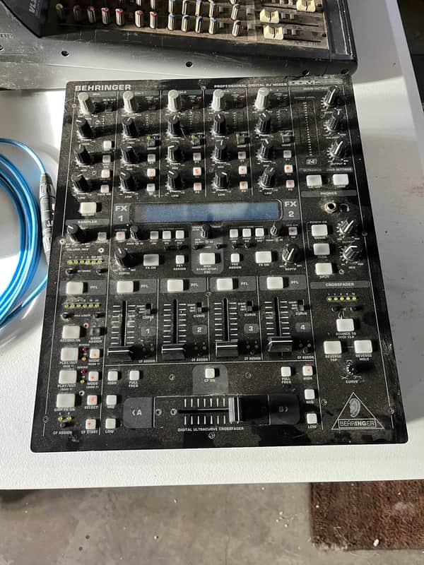 Behringer DDM4000 Professional 4-Channel Digital DJ Mixer with Sampler 2010s - Black image 1
