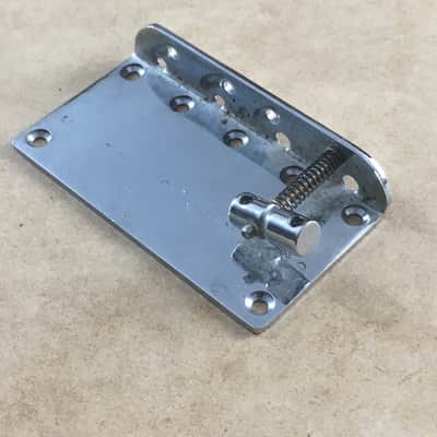 Electric Bass Guitar Fender Precision Bass Bridge Plate Chrome PB Mystery Chrome Jazz Bass image 5