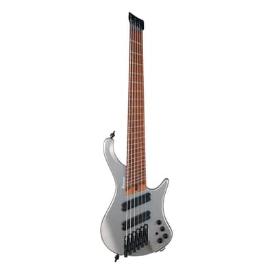 Used Ibanez EHB1006MSMGM EHB Headless 6-String MS - Metallic Gray Matte image 2