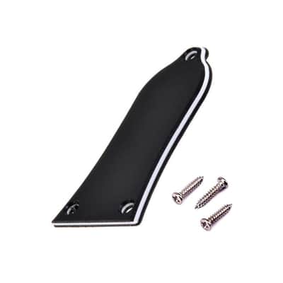Truss Rod Cover for Guitar 3 Ply Black 3 Hole Bell for Epiphone Les Paul Black image 2