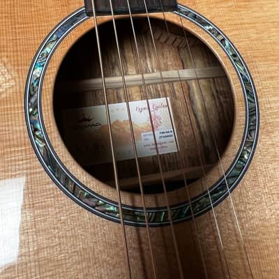 Kepma F2 Solid Top Acoustic Guitar with gig bag image 9