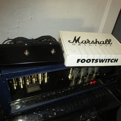 Marshall 1962-1992 30th 6100LE Anniversary BLUE 100 watt FULL Stack near Mint w/ original shipping image 18