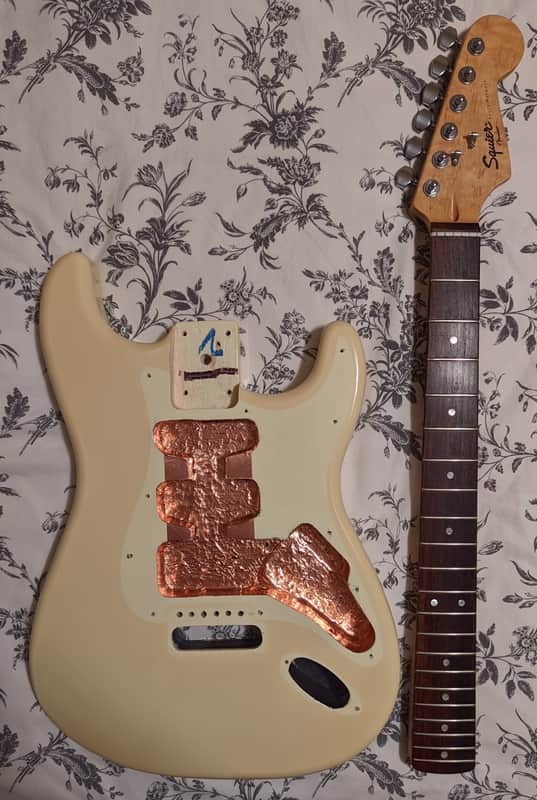 2008 Squier Bullet Stratocaster (Full Thickness) Body and Neck, Rosewood Fingerboard image 1