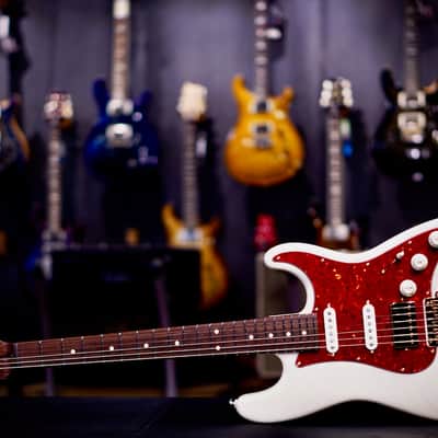 Suhr Classic S Custom Trans White Rosewood Neck & Gold Package 85904 image 2