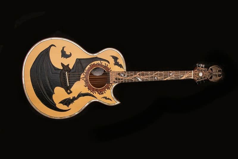 Blueberry Handmade Acoustic Guitar Jumbo Size Built to Order image 1