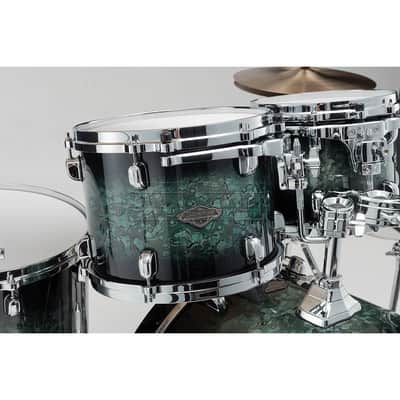 Tama Starclassic Performer 4pc Drum Set Molten Steel Blue Burst image 2